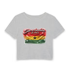See a Baddie Ghana Flag Crop Tee