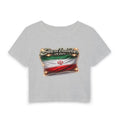 See a baddie Iran Flag Crop Tee
