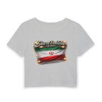 See a baddie Iran Flag Crop Tee