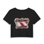 See a Baddie Qatar Flag Crop Tee
