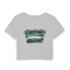 Sea a Baddie Uzbekistan Flag Crop Tee