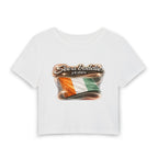 See a Baddie Ivory Coast Flag Crop Tee