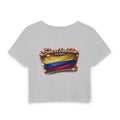 See a Baddie Colombia Flag Crop Tee