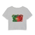 See a Baddie Portugal Flag Crop Tee