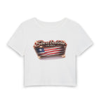 See a Baddie Liberia Flag Crop Tee