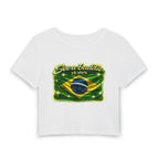 See a baddie Brazil Flag Crop Tee