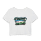 Sea a Baddie Uzbekistan Flag Crop Tee