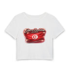 See a Baddie Tunisia Flag Crop Tee