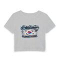 See a Baddie South Korea Flag Crop Tee