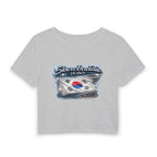 See a Baddie South Korea Flag Crop Tee