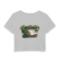 See a Baddie Algeria Flag Crop Tee