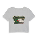 See a Baddie Algeria Flag Crop Tee