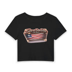 See a Baddie Liberia Flag Crop Tee