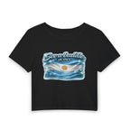 See a Baddie Argentina Flag Crop Tee