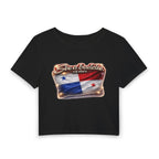 See a Baddie Panama Flag Crop Tee