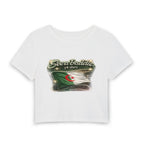 See a Baddie Algeria Flag Crop Tee