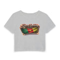 See a Baddie Cameroon Flag Crop Tee