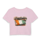 See a Baddie Ivory Coast Flag Crop Tee