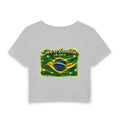 See a baddie Brazil Flag Crop Tee