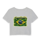 See a baddie Brazil Flag Crop Tee