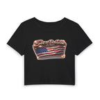 See a Baddie USA Flag Crop Tee