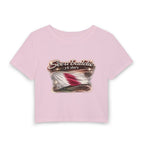 See a Baddie Qatar Flag Crop Tee