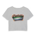 See a Baddie Sierra Leone Flag Crop Tee