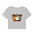 See a Baddie Ivory Coast Flag Crop Tee