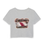 See a Baddie Qatar Flag Crop Tee