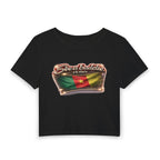 See a Baddie Cameroon Flag Crop Tee
