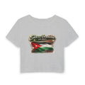 See a Baddie Jordan Flag Crop Tee