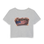 See a Baddie USA Flag Crop Tee