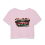See a Baddie Kenya Flag Crop Tee