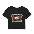 See a Baddie Iraq Flag Crop Tee