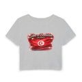 See a Baddie Tunisia Flag Crop Tee