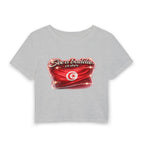See a Baddie Tunisia Flag Crop Tee