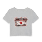 See a Baddie Japan Flag Crop Tee