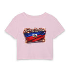 See a Baddie Haiti Flag Crop Tee