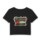 See a Baddie Jordan Flag Crop Tee