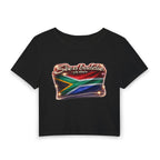 See a Baddie South Africa Flag Crop Tee