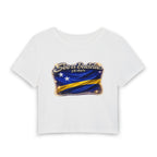 See a Baddie Curacao Flag Crop Tee