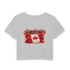 See a Baddie Canada Flag Crop Tee