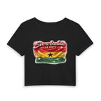 See a Baddie Ghana Flag Crop Tee
