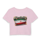 See a baddie Iran Flag Crop Tee
