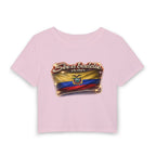 See a Baddie Ecuador Flag Crop Tee